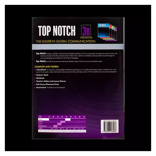 Top Notch 3B 3rd+DVD کتاب زبان