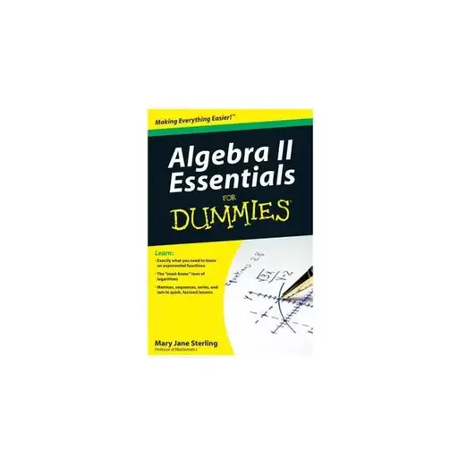 Algebra 2 Essentials For Dummies خرید کتاب زبان