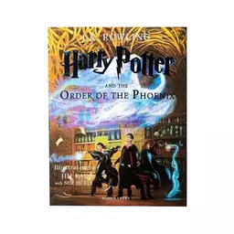 کتاب Harry Potter and the Order of the Phoenix – Illustrated Edition Book 5 ( چاپ اصلی گلاسه مصور رنگی )