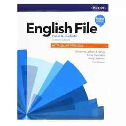 کتاب انگلیش فایل پری اینترمدیت ویرایش چهارم English File Pre intermediate (4th) SB+WB+CD