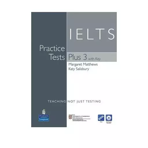 IELTS Practice Tests Plus 3 with Key+CD کتاب آیلتس تست پلاس