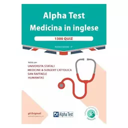 کتاب Alpha Test Medicina in inglese 1300 quiz