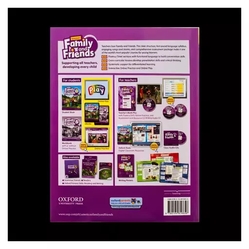 کتاب Family and Friends 5 ST+WB CD+DVD (ویرایش دوم) امریکن