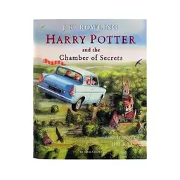 کتاب Harry Potter and the Chamber of Secrets  Illustrated Edition Book 2 ( چاپ اصلی گلاسه مصور رنگی )