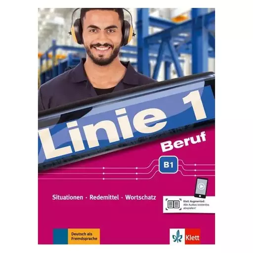 کتاب Linie 1 Beruf B1 Situationen Redemittel Wortschatz