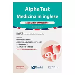 کتاب Alpha Test Medicina in inglese Esercizi commentati