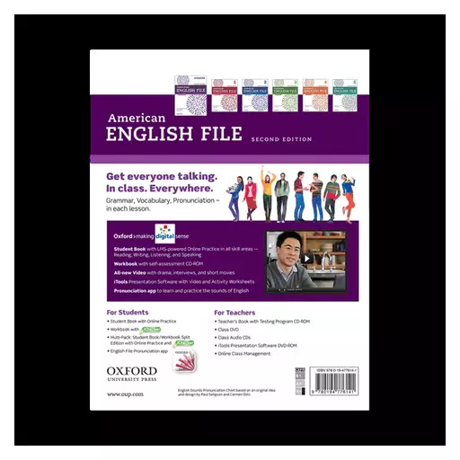 American English File Starter St+Wb+CD 2ND کتاب امریکن انگلیش فایل استارتر