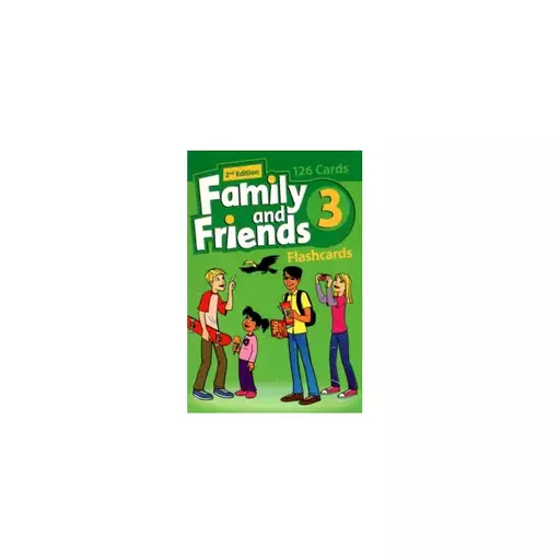 کتاب فلش کارت زبان Family and Friends 3 (2nd)Flashcards