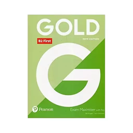 Gold B2 First Coursebook + Maximiser with Key+CD کتاب گلد فرست