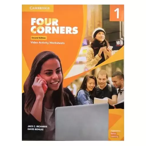 Four Corners 1 Video Activity book with DVD 2nd Edition (کتاب فیلم فور کورنرز ویرایش دوم)