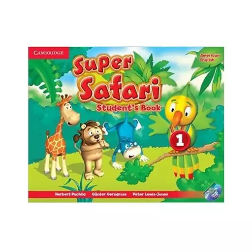 Super Safari 1 american sb+wb+CD+DVD  کتاب زبان سوپر سفری