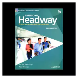 کتاب American Headway 5 3rd SB+WB+DVD