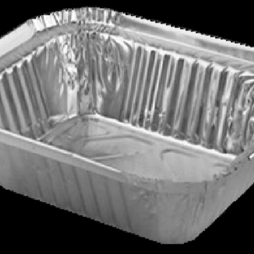 ظرف خورشتی الومینیوم یکبار مصرف با درب (کارتن 1000 تایی)