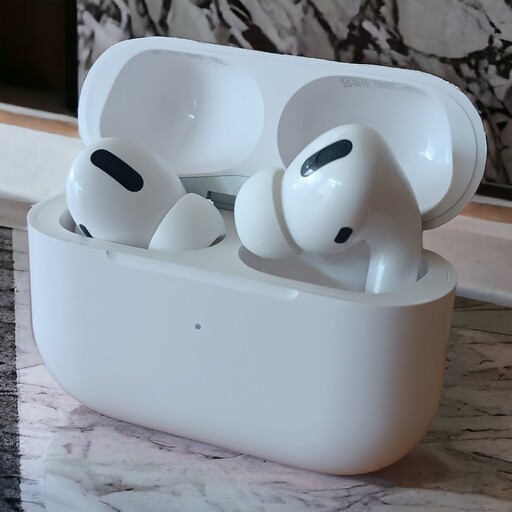 ایرپاد Airpod pro USA نوشته ساخت آمریکایی حرفه ای با بیس عالی و ترانسپرنسی