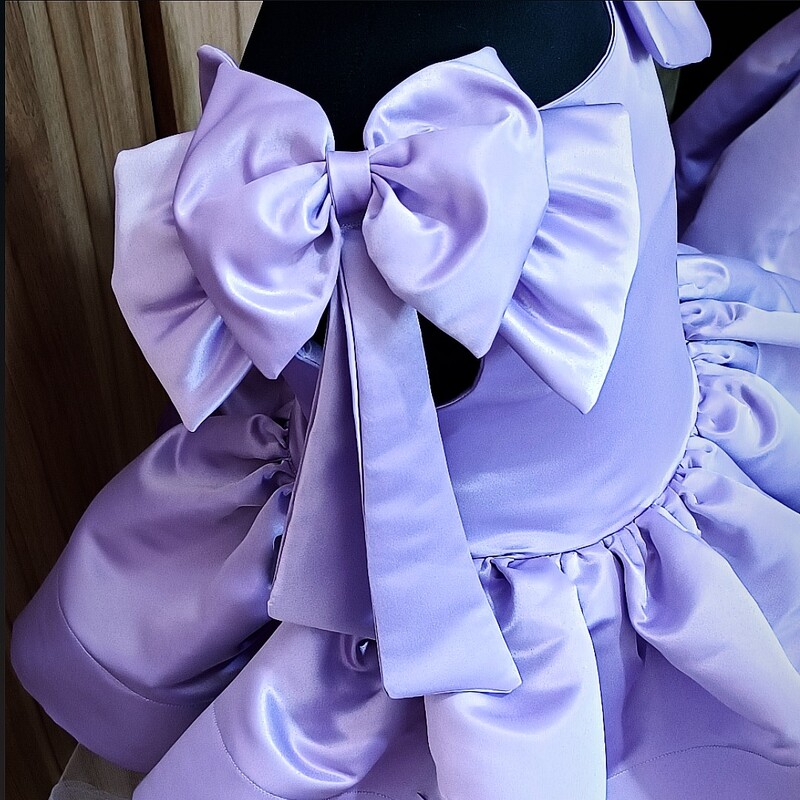 پیراهن پرنسسی  مجلسی دخترانه قابل سفارش در رنگ دلخواه