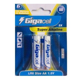 باتری قلمی گیگاسل مدل LR6 Super Alkaline بسته دو عددی