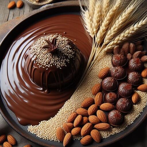 شکلات سمنو  برای اواین بار در ایران بدونه افزودنی وارگانیک 