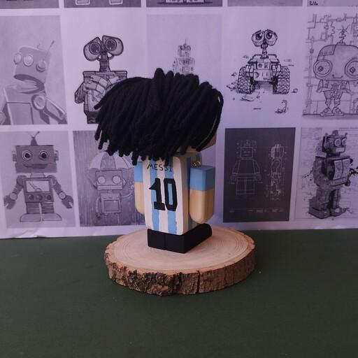 عروسک چوبی لیونل مسی 