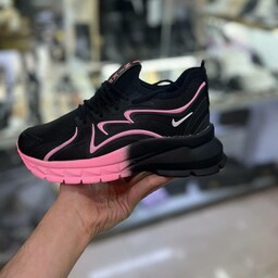 کتونی نایک دخترانه زنانه ونس کفش اسپرت اسپورت مشکی سفید نرم طوسی شیک نایکی NIKE لژدار لژ دار سبک راحت طبی چرم بندی ورزشی