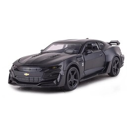 ماکت فلزی ماشین شورلت کامارو CHEVROLET CAMARO،سایز بزرگ،مقیاس 1-24،قابلیت باز شدن تم دربها،عقب ،موزیکال،برند CHE ZHI،اصل