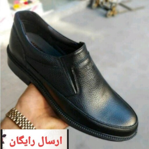 کفش مردانه چرم طبیعی تبریز باارسال رایگان سایز 40 تا 44 کفش مردانه طبی اداری مجلسی کفش پاشنه دار مردانه