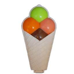 جارو دستی مدل نپتون طرح بستنی قیفی کد b60
