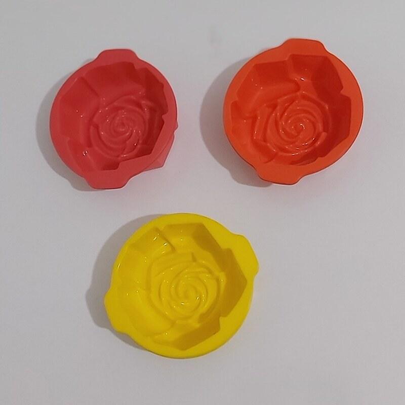 قالب ژله سیلیکونی کوچک طرح گل رز مارگاریتا