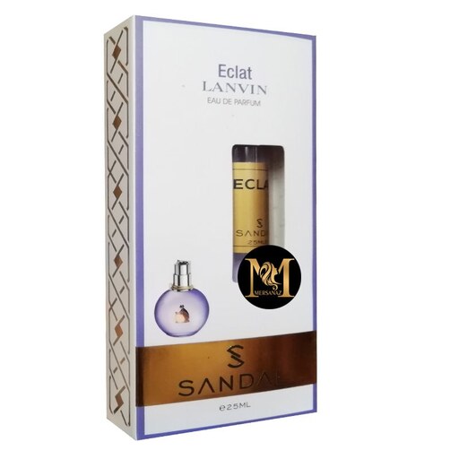 عطر جیبی زنانه صندل مدل اکلت حجم 25 میلی لیتر