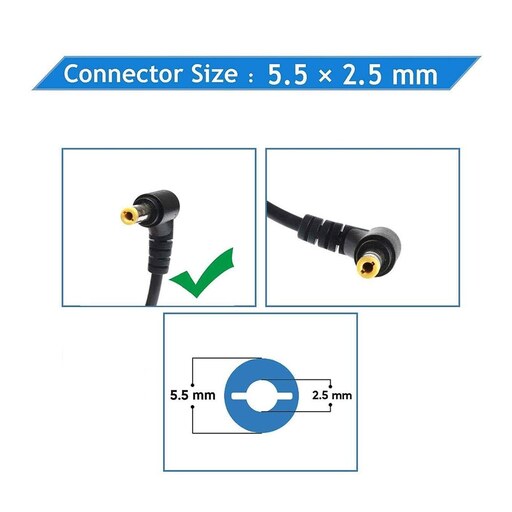 شارژر 65 واتی برای لپ تاپ های ASUS