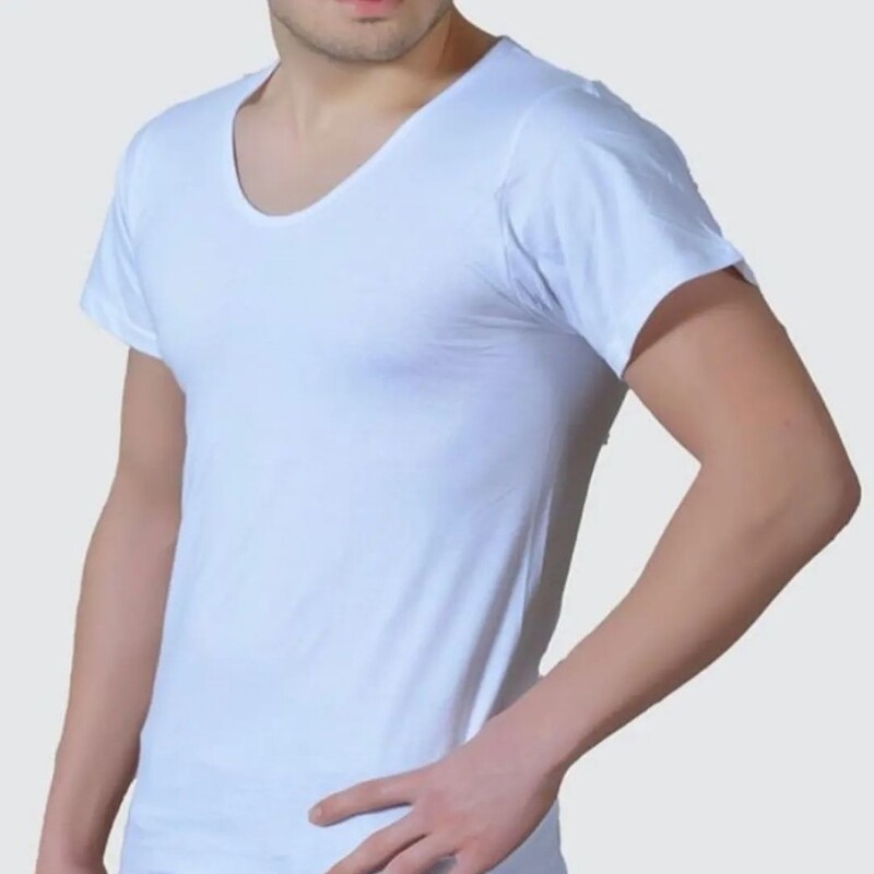 زیرپوش مردانه آستین دار سفید