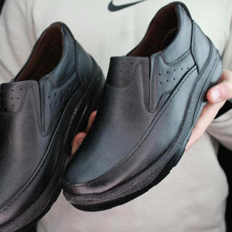 کفش مردانه راحتی طبی کار شرکتی چرم 