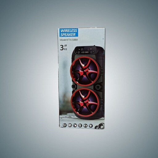 اسپیکر بلوتوثی رم و فلش خور KTX-1588A ا KTX-1588A Wireless Speaker
