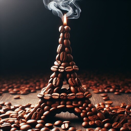 قهوه فرانسه سوپریمو مدیوم-دارک رست 50 درصد عربیکا 50 درصد روبوستا دانه یا  آسیاب شده 250 گرمی 