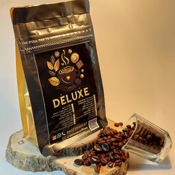 قهوه اسپرسو سوپریمو 50 درصد عربیکا 50 درصد روبوستا (مدیوم-دارک رست) دانه یا آسیاب شده 250 گرمی 
