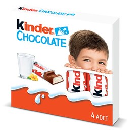 شکلات کیندر Kinder بسته 4 عددی وزن 50 گرم Kinder Chocolate 50g