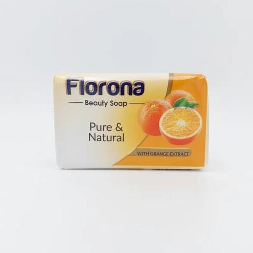 صابون پرتقال برند FLORONA روشن کننده پوست دارای ویتامین سی محصولات سالم وگیاهی 
