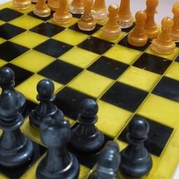 مجموعه شطرنج رزینی خاص ضد خش گلد