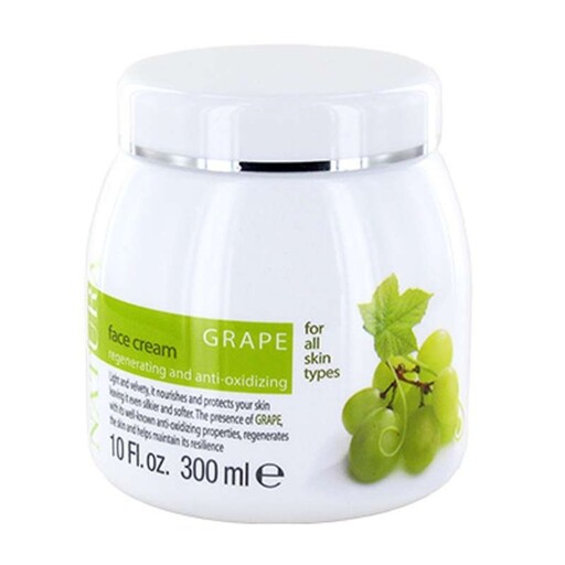 کرم صورت کلیون مدل Grape face cream حجم 300 میلی لیتر 