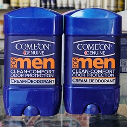 دئودورانت کرمی ضد تعریق مردانه کامان مدل Clean Comfort حجم 75 میلی لیتر
