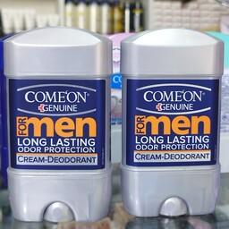 مام ضدتعریق صابونی مردانه نقره ای کامان COMEON