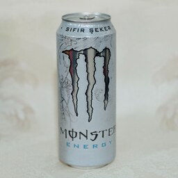 نوشیدنی انرژی زا monster (مانستر) سفید بدون شکر 500 میلی گرم
