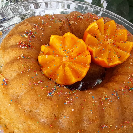 پودر کیک پرتقالی بدون اسانس بدون مواد نگهدارنده 
