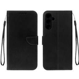 کیف چرمی موبایل مگنتی Samsung Galaxy A15 - مشکی کد3665