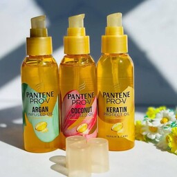 روغن آرگان پنتن PANTENE حاوی پرو ویتامین PRV   اورجینال  دارای کراتین جهت صاف کردن مو ها  جلوگیری از موخوره 