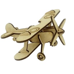 پازل چوبی سه بعدی مینی هواپیما