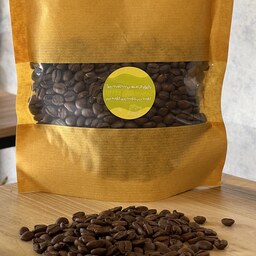 دانه قهوه پریمیوم سانتوس عربیکا برزیل، پاکت 250 گرمی