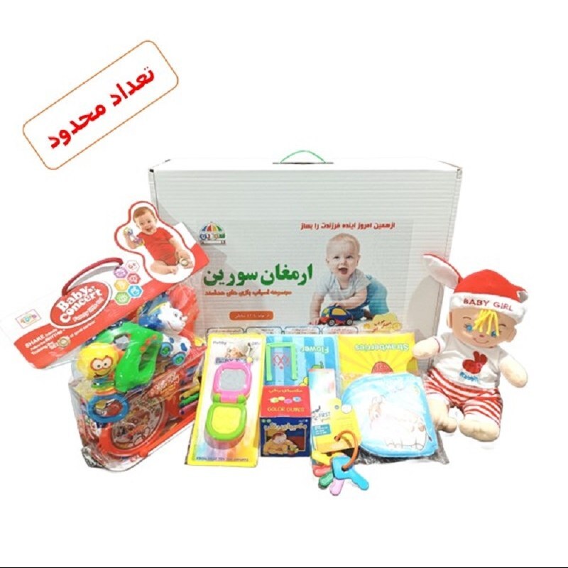 اسباب بازی های هدفدار ارمغان سورین پک  از تولد تا  6 ماهگی(یک هدیه خاص و متفاوت برای کودکان)