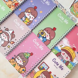دفترچه ی  cute life  فانتزی و زیبا 
