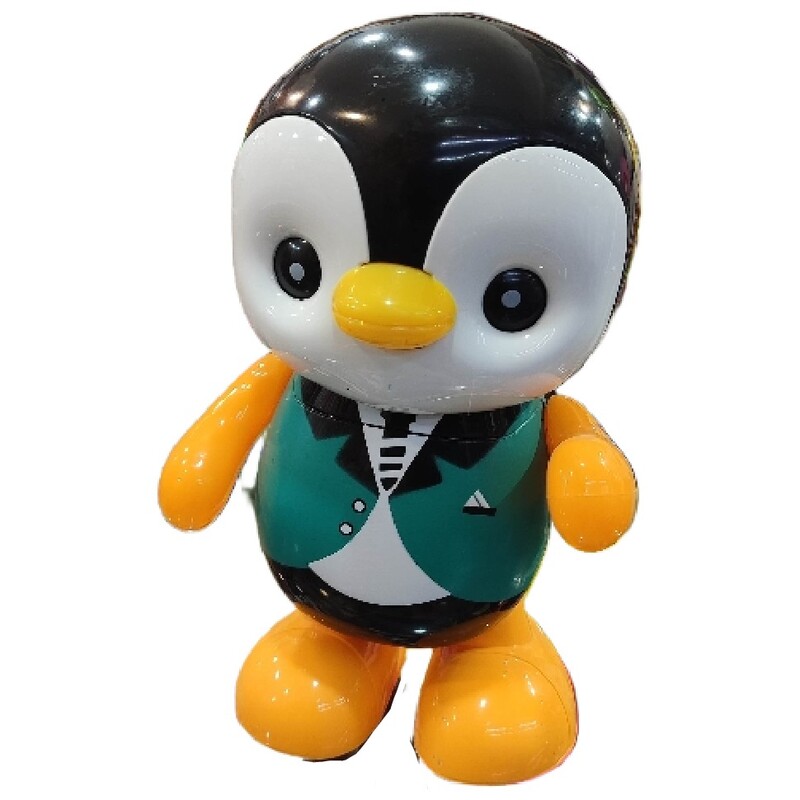 عروسک پنگوئن موزیکال رقاص 20 سانتی