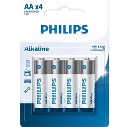 باتری قلمی آلکالاین فیلیپسLR6A4B40 Philips AlkalineN